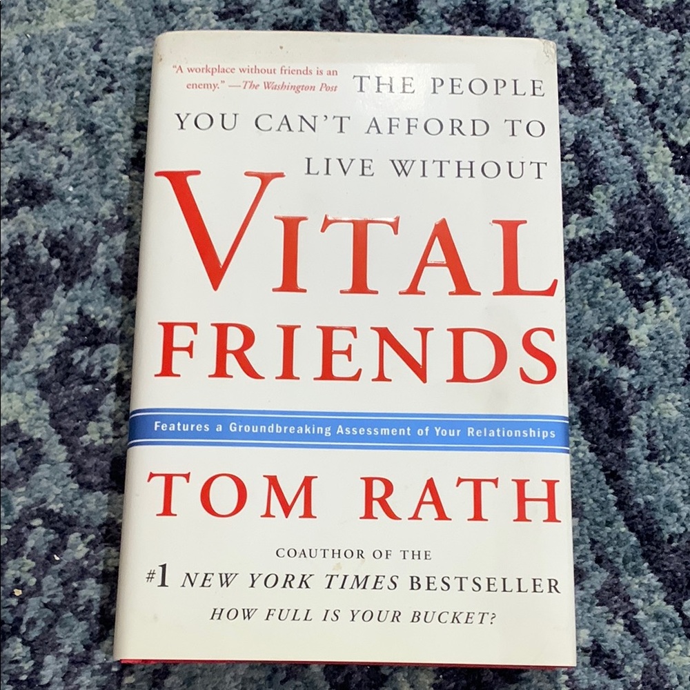 Vital Friends self help, professional business,working relationship 218 pg book